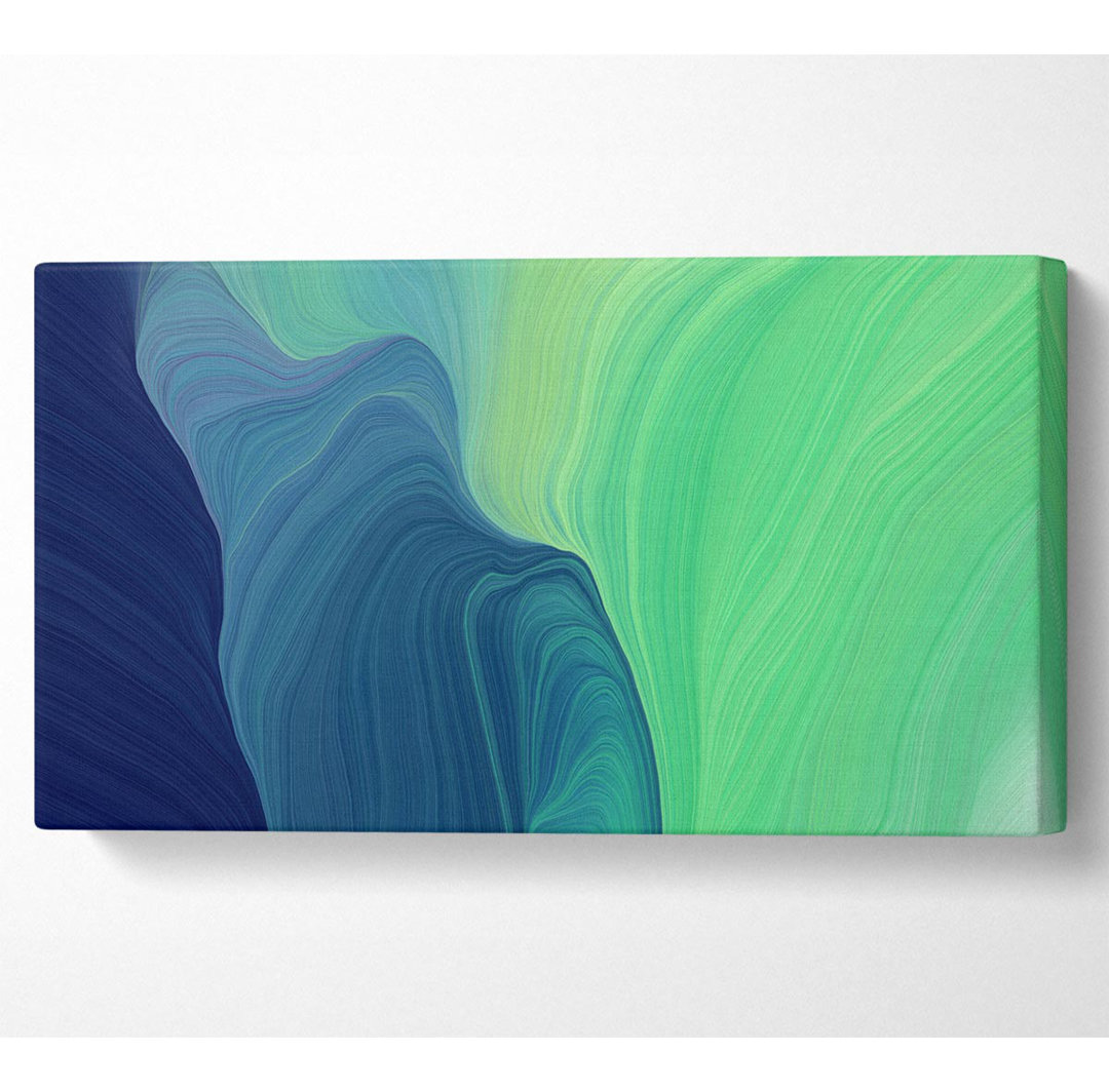 Green Formation of Colour - Kunstdrucke auf Leinwand - Wrapped Canvas