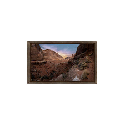 Park Avenue - Sandstone Walls by Scott Barlow. Paper Print - Mounted & Framed