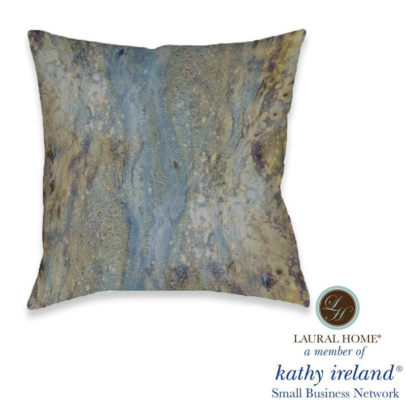 Coussin décoratif à flux minéral Kathy Ireland, H 16 po x l 16 po