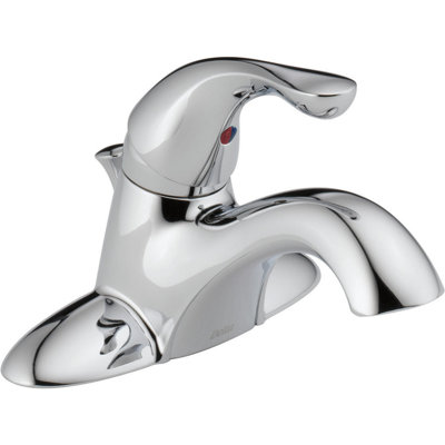 Classic Centerset Bathroom Faucet with Drain Assembly