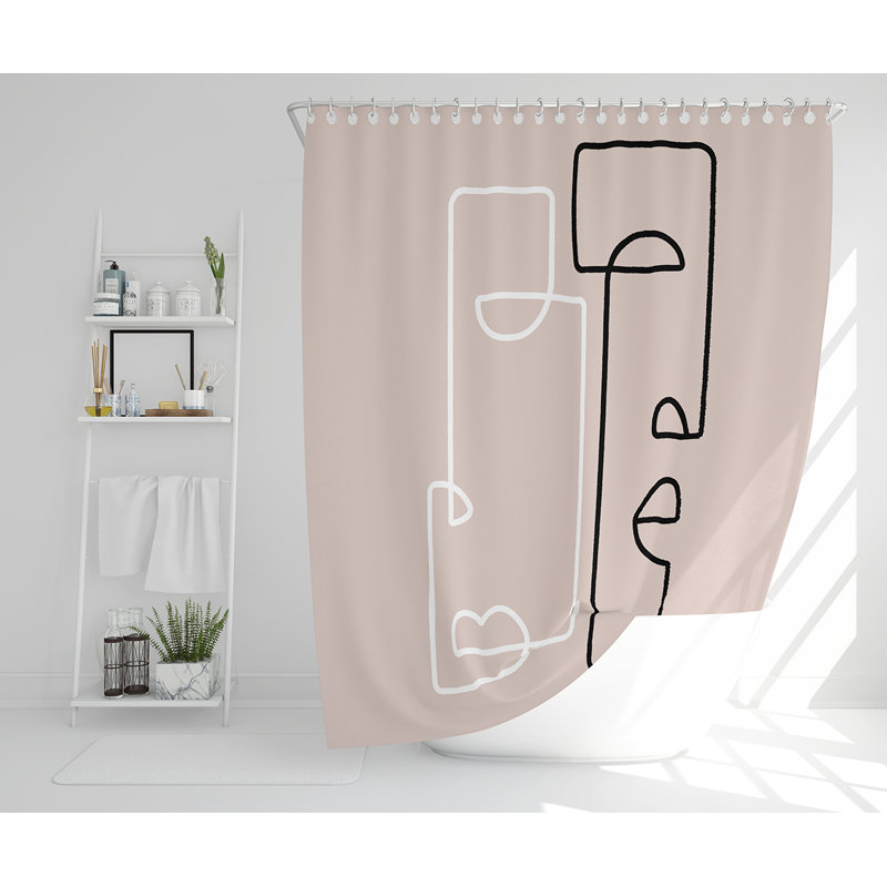 Ellary Polyester Shower Curtain