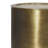 Corbin 17"W Metal Industrial End Table with Hammered Texture, Assembled-412141418