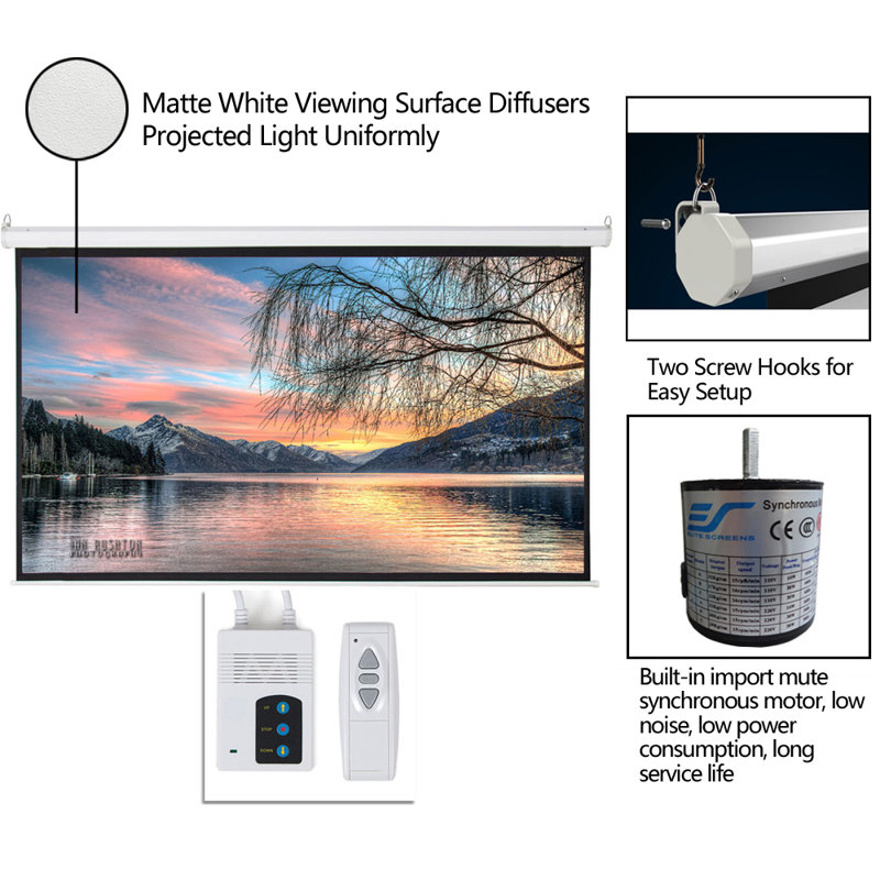 Ktaxon Electric Projector Screen