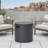 Aegean 24" Round Steel Propane Fire Pit Table with Hidden Tank Storage by Real Flame-95635479
