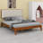 Platform Bed Featuring Headboard
