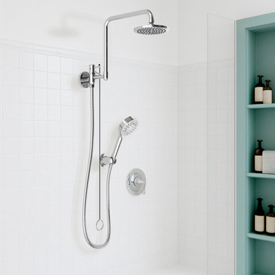 2-in-1 Dual Shower Head with 6 modes