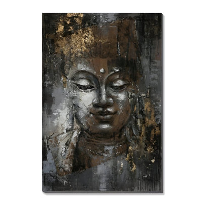 Bouddha 50% peint à la main