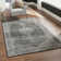 Tapis de style oriental gris foncé