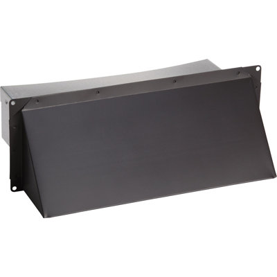 Capuchon mural 16,5" en acier