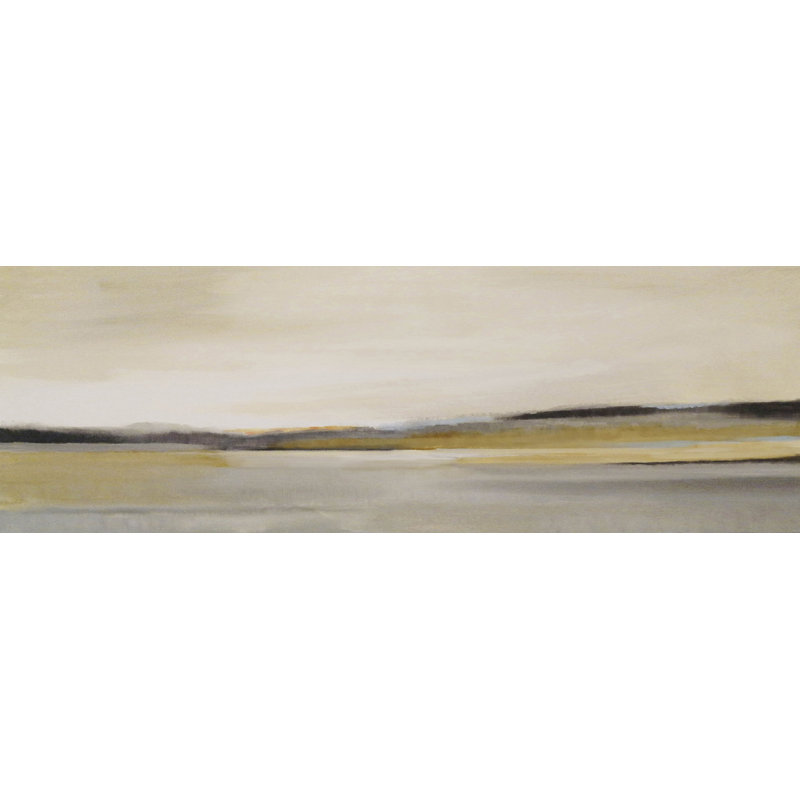 Morning Beach II - reproduction d'art sur toile, H 15 po x l 15 po x P 1,5 po
