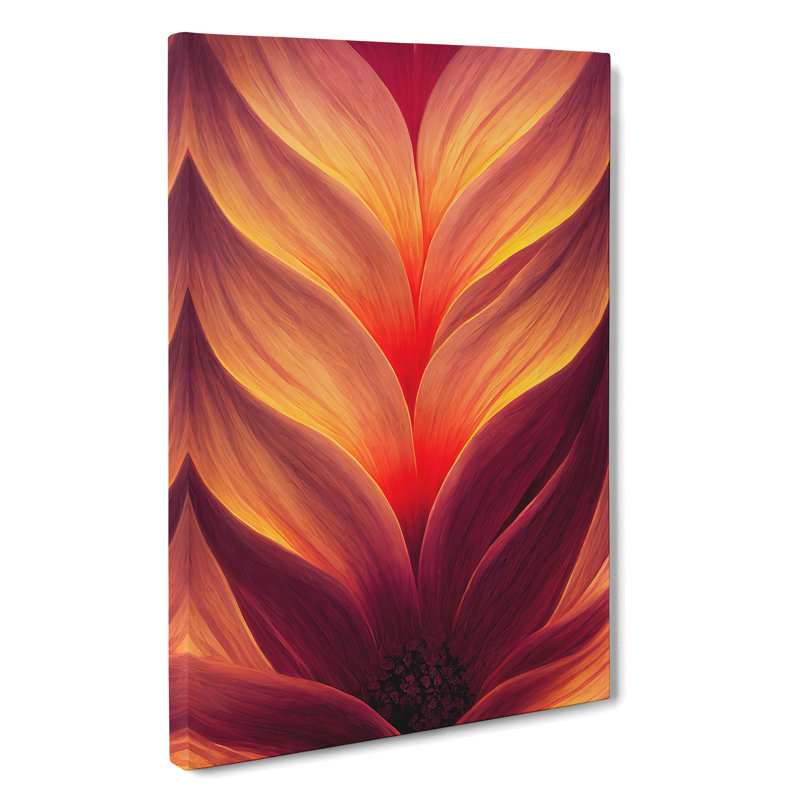 XC1022-172X A Sweet Flower - Wrapped Canvas Print, 50cm H x 35cm W x 3cm D