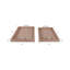 Plateau de repose-pieds rectangulaire en suède Selenite Handles - Plateau décoratif polyvalent pour table basse ou plateau décoratif Home-474305391