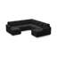 Canapé modulaire en L Aubade de L 107 po avec 2 repose-pieds avec rangement-106913512