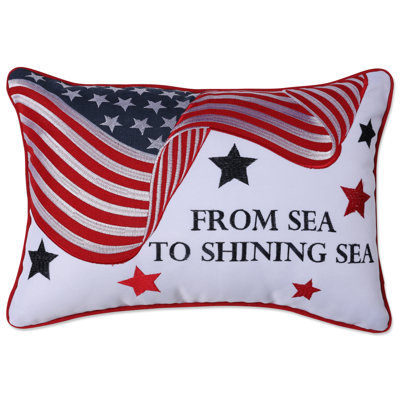 Embroidered Throw Pillow