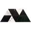 Prism 8x14 Triangle Polished Marble Mosaic Tile-239126531