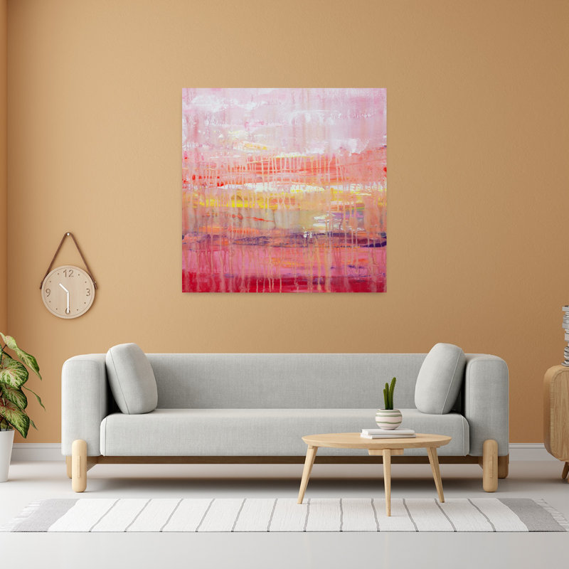 Asthenosphere 3, art abstrait contemporain, H 48 po x l 48 po