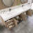 Natrona 83.4'' Double Bathroom Vanity with Acrylic Top-1789251090