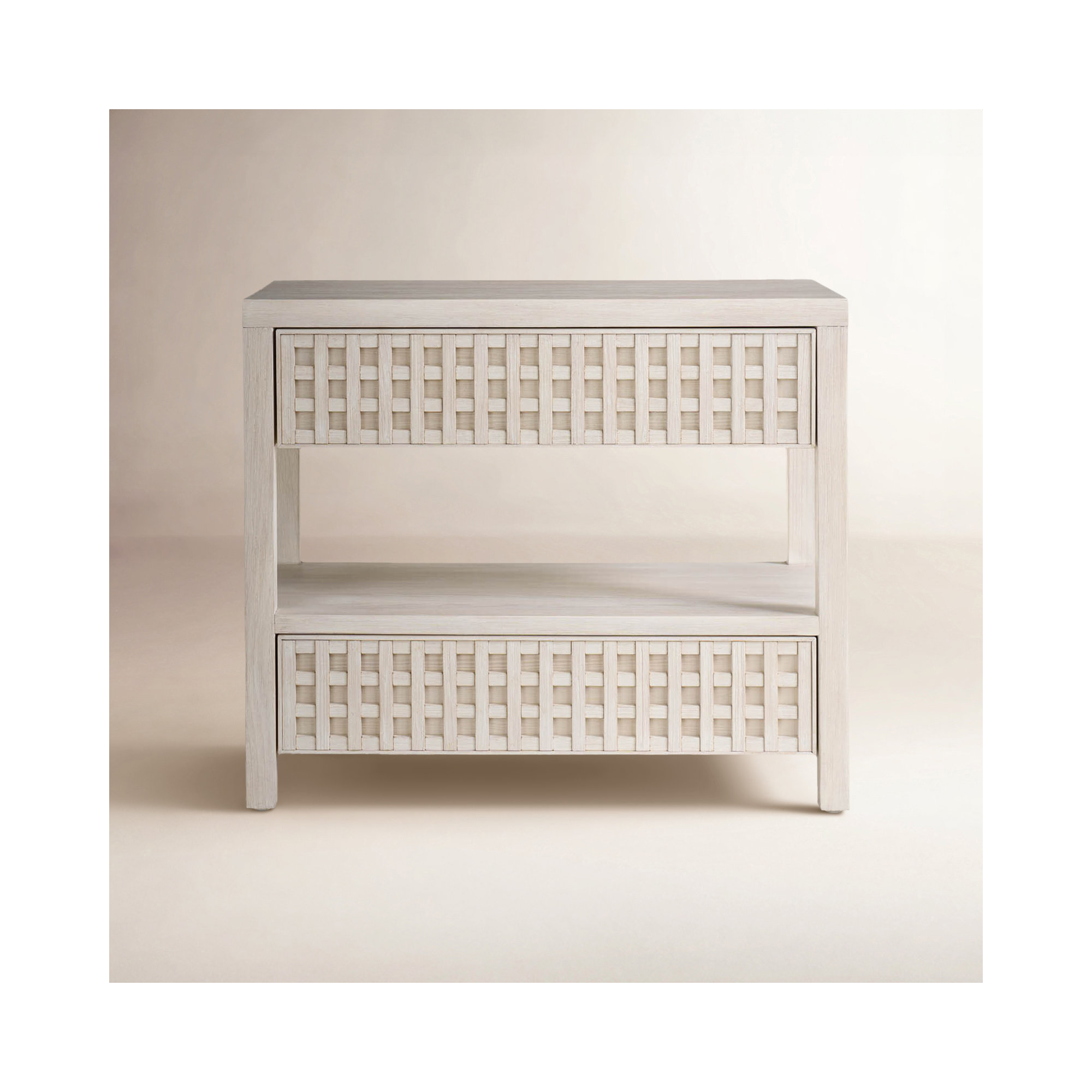 Baxley 2 - Drawer Nightstand, Ivory