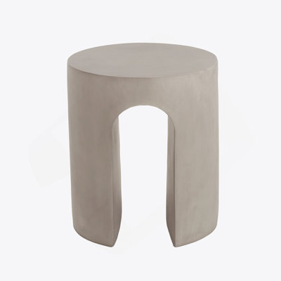 Outdoor Round Side Table,  End Table For Outside, Garden, Backyard
