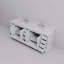 Ensemble de meuble-lavabo double l 84 po x P 22 po avec comptoir en quartz blanc et robinet-954732620
