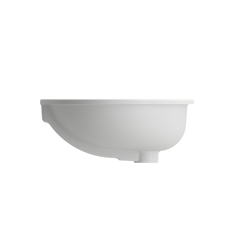Parma 22.4'' L Bathroom Sink, Matte White