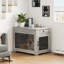 Mobilier pour cage de chien avec dessus rabattable-88147391
