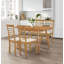 Ahwahnee Extendable Oak Oval Solid Wood Base Dining Table-2046594683