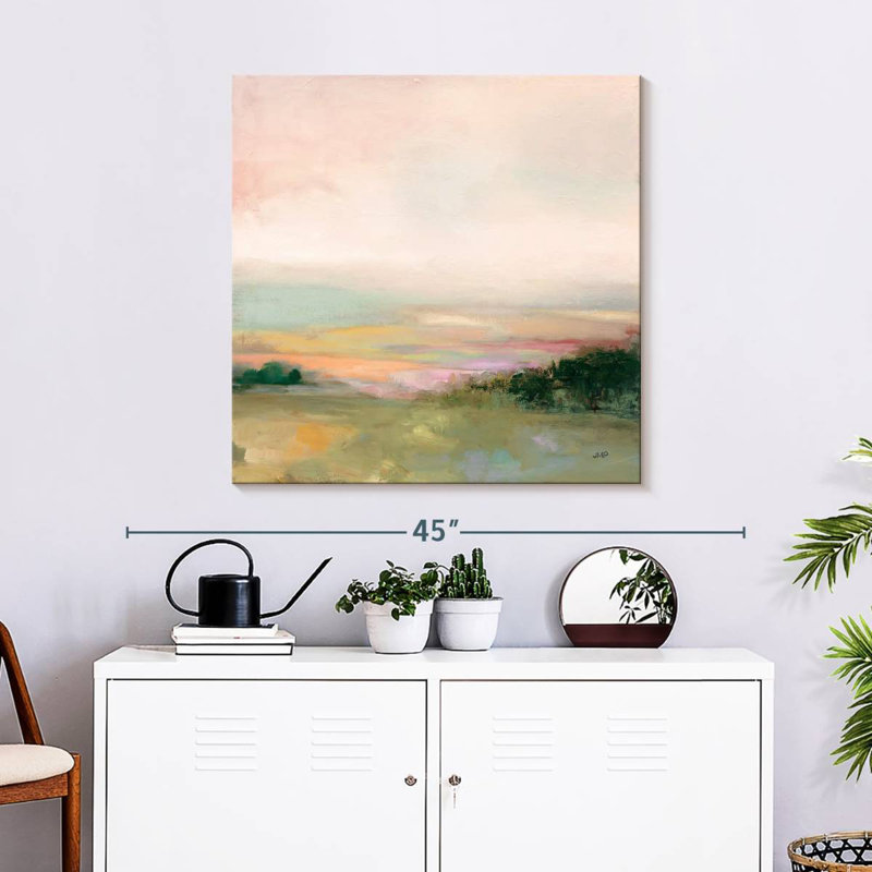 Dark Glowing Valley, 30" H x 30" W