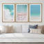 «Nautical Beach Clear Ocean Waves Coastal», reproduction d'art sur toile encadrée-85484196-119018350