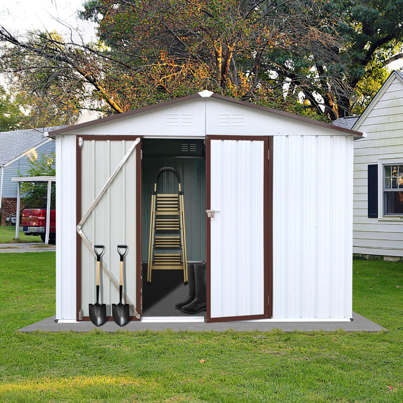 Abri de jardin extérieur en métal 8 x 10 pi