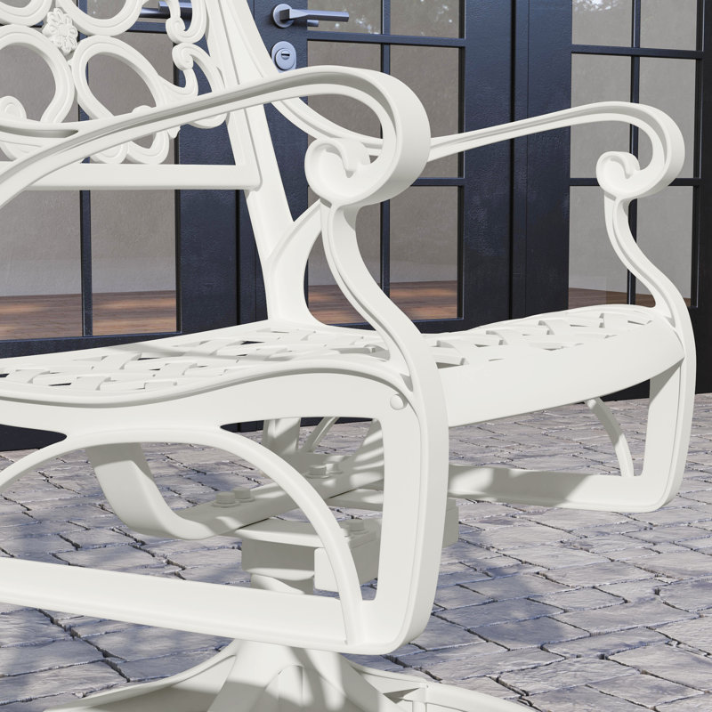 Claremont Outdoor Dining Armchair, White