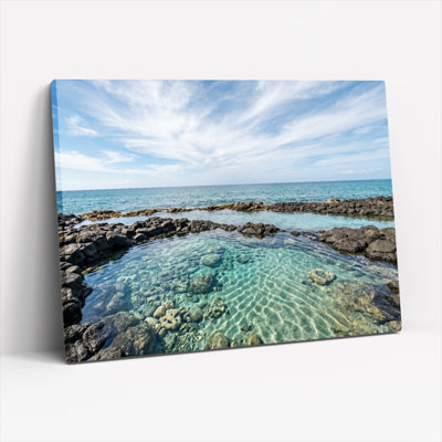 «Ocean Pool», ensemble de 1 reproduction d'art sur toile