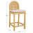 Cornall Cane Round Back Bar Stool-1862241064