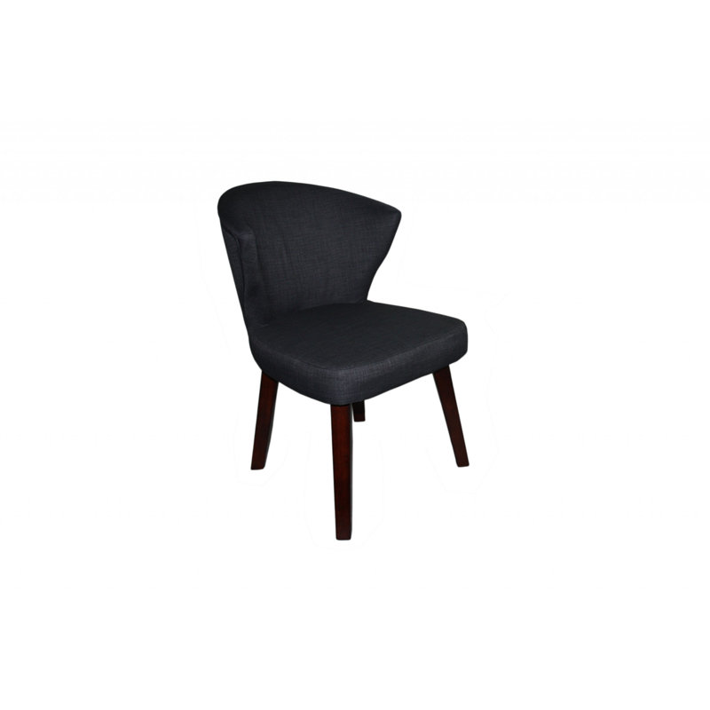 Chaise de salle à manger 31 po, Gris anthracite foncé