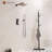 Calder Complete Shower System with Rough in-Valve