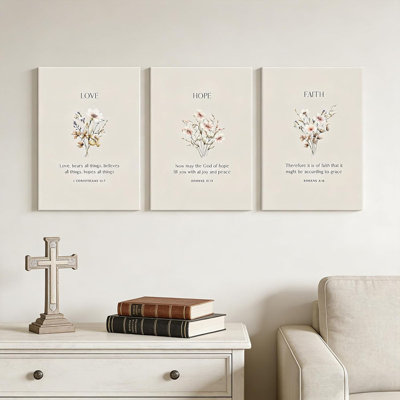3 Piece Wrapped Canvas Print