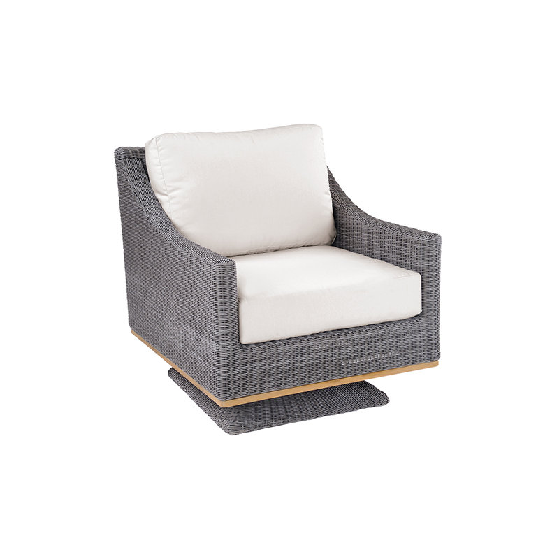 Frances Teak Outdoor Rocker Chair, Oat, Frances Black