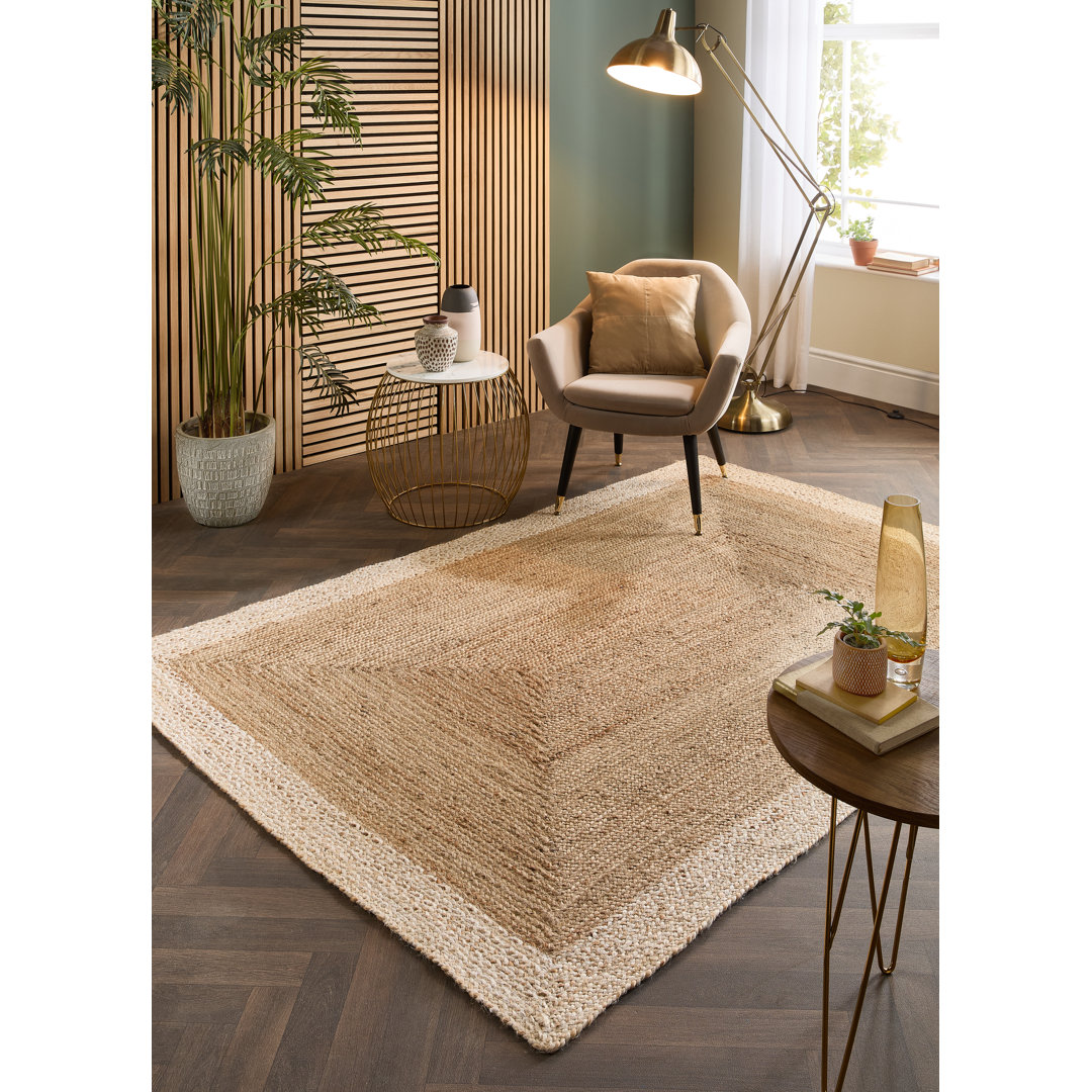 Laholm Jute / Sisal Hand Braided Area Rug