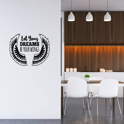 Text & Numbers Non-Wall Damaging Wall Decal