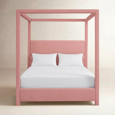Upholstered Canopy Bed