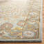 Tapis oriental gris / bleu en laine / coton / latex touffeté à la main Gideon-19265672