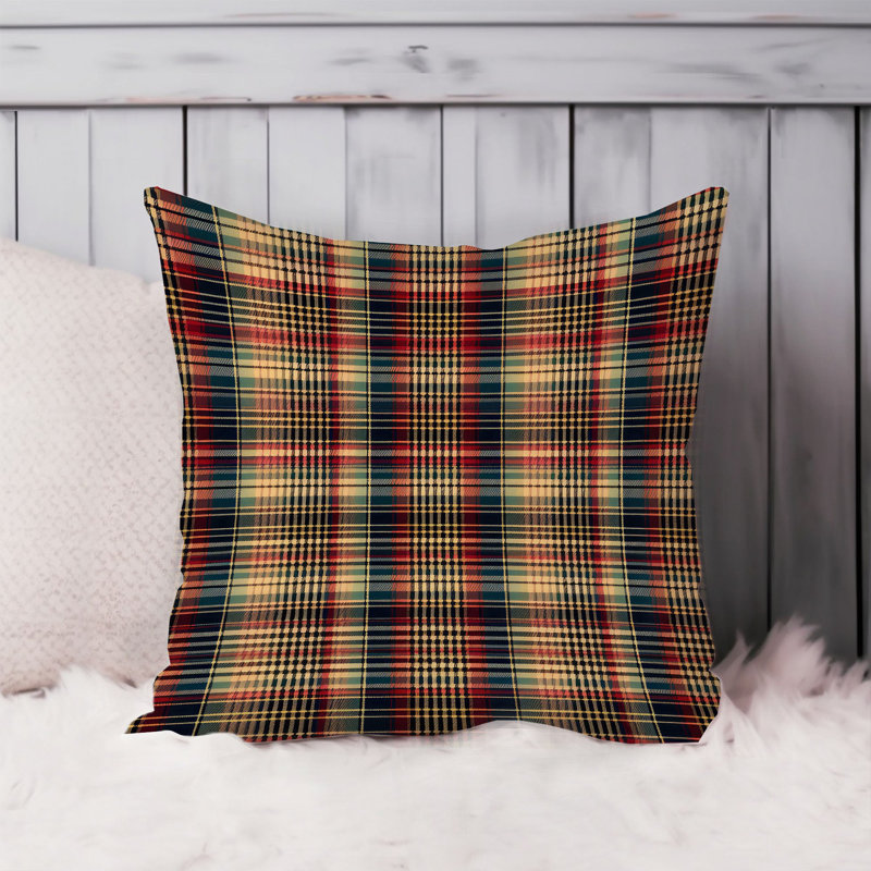Retro Plaid Pattern  VIII, 20" H x 20" W