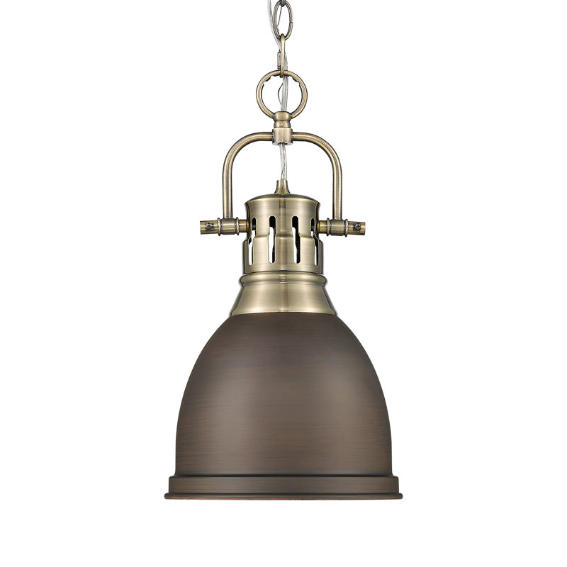 Alethia 1 - Light Pendant, Aged Brass, Rubbed Bronze