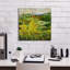 Toile épique Graffiti «Yellow Trees» par Allan Friedlander, 18 po x 18 po-1194081407