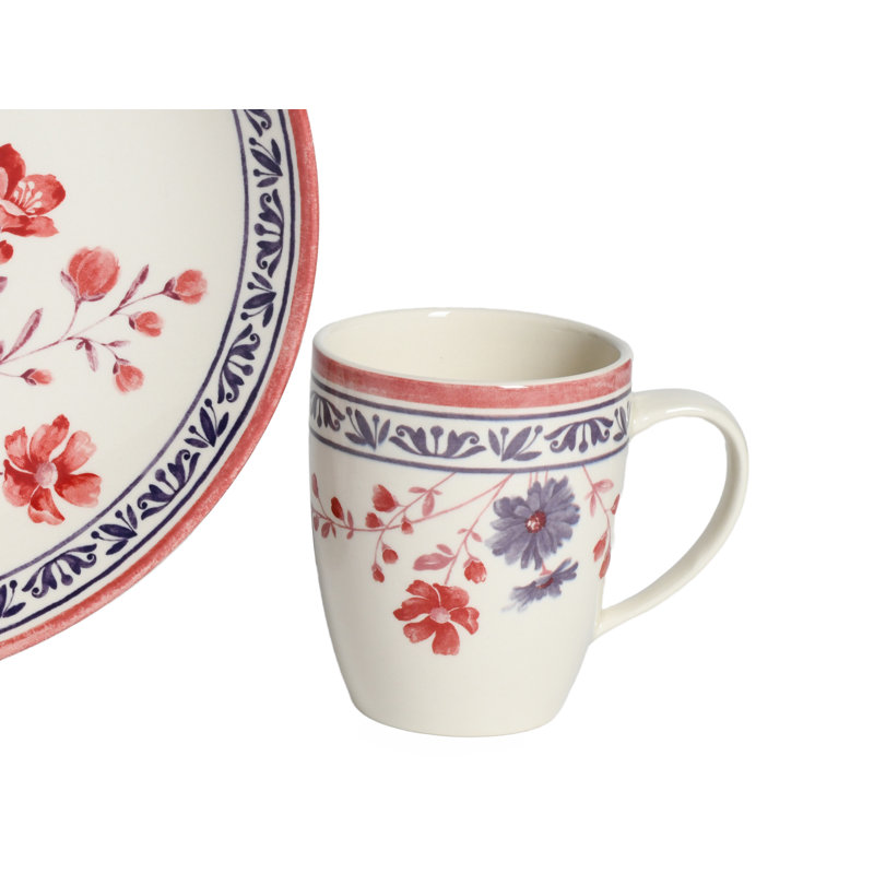 Cottage Dinnerware Set 16 Piece - Service for 4