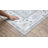 Kugler Floral Traditional Blue/ Green Printed Washable Flat Pile Area Rug-1440524198