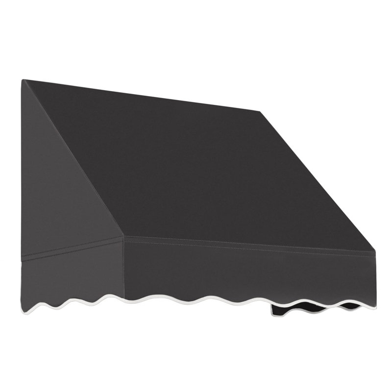 Auvent fixe Awntech San Francisco, H 16 po x l 40,5 po x P 30 po, Noir