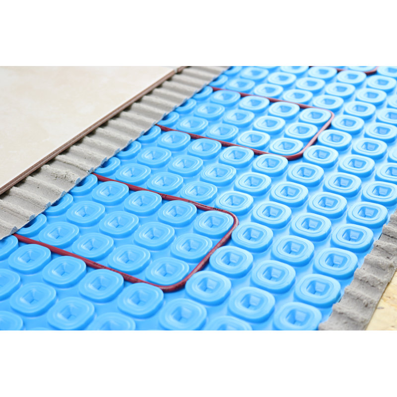 Prodeso Decoupling Membrane Roll for Under Tile, Compatible with WarmlyYours Floor Heat Cables, 162 Sq.ft. (3'3" X 49'2")