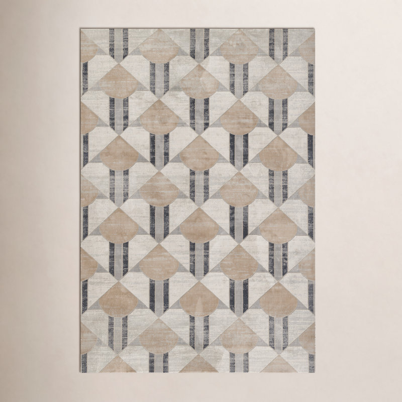Solage Geometric Indoor Rug, Rectangle 1'10" x 2'10"