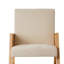 Chaise berçante en teck de haute qualité